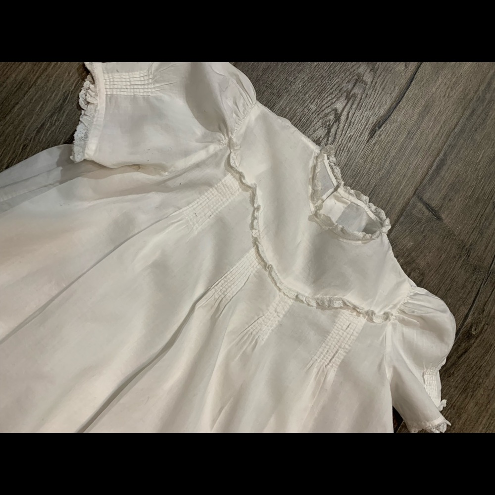 Newborn Vintage baptism/christening dress, 1940s